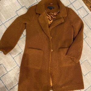 Women's Brown Teddy Coat